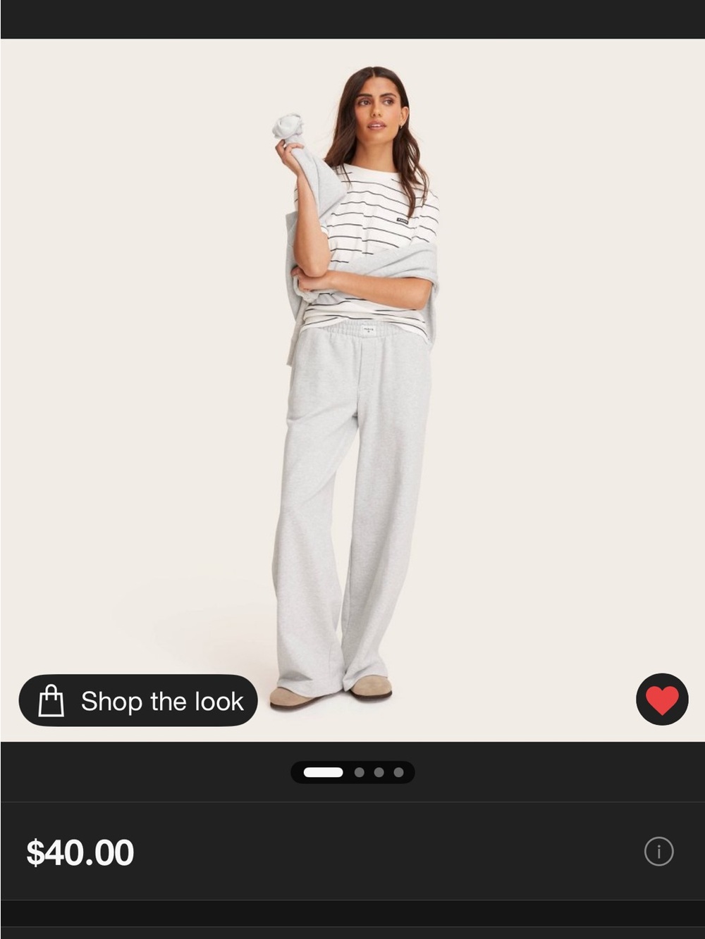 PARKE X TARGET boxer sweat pants BRAND NEW SIZE L in Light Gray